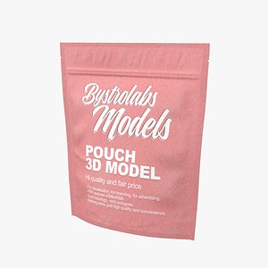 Mylar Paper Pouch Bag 3D model