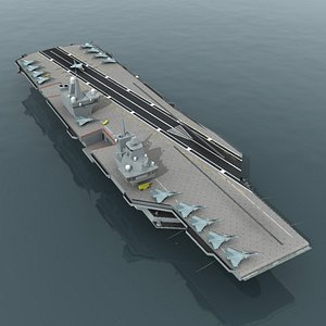 CVF French Catapult Variant - Aircraft Carrier
