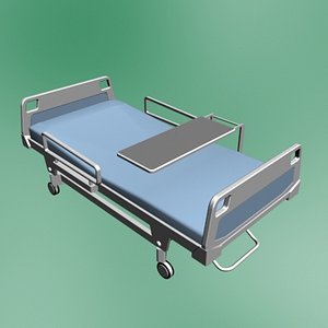 bed hospital 3d model
