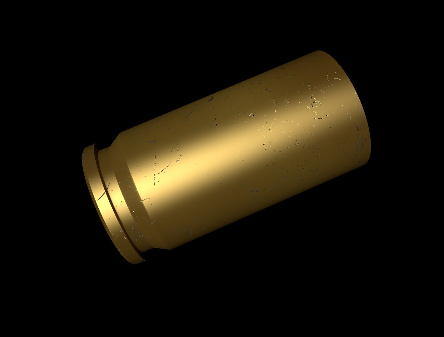 9mm Bullet Shell 3D Model TurboSquid 1462404