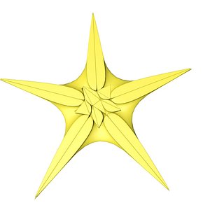 3ds max starfish fish star