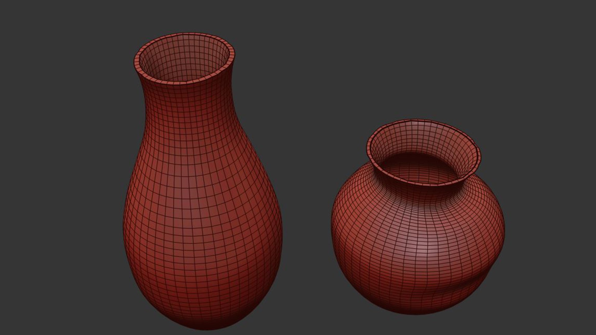 3D Set 2 Decorative Vase Model - TurboSquid 2271695