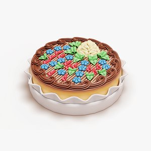Stylized Kyiv cake 3D