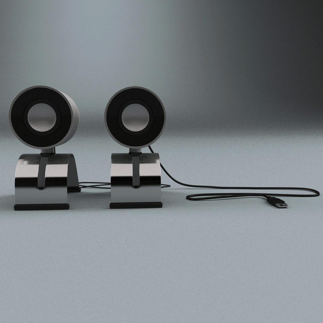 3d Model Usb Pc Acoustic