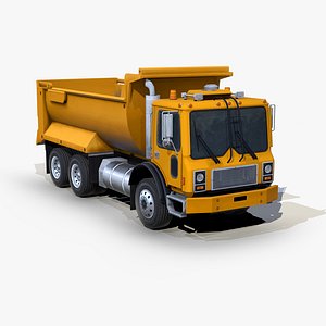 3D Heavy dump truck