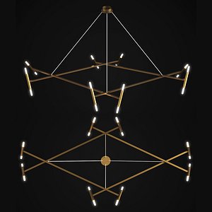 chandelier le diamant jonathan 3D model