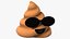 Sunglasses Poop Emoji Smile