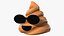 Sunglasses Poop Emoji Smile