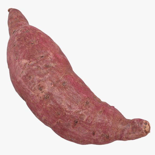 3D Sweet Potato 02 model