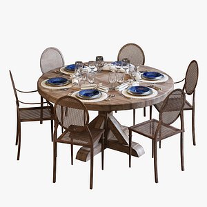 Flamant dinning set 001