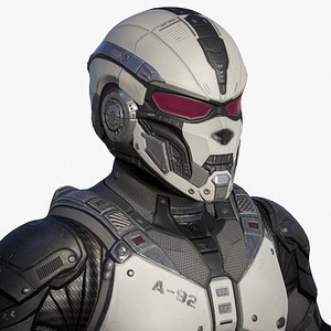 Sci-Fi Military Armor Pack 05 3D model