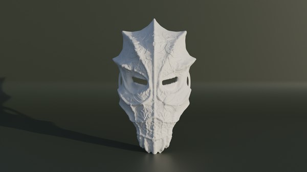 3D Skyrim Azhidal Face Mask - Skyrim Cosplay - TurboSquid 2018317