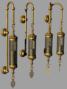 3D 1001 nights lanterns model