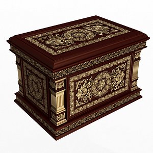 3D Chest 05 Red