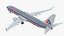 Самолет American Airlines Boeing 737-900 ER с салоном и дверями, подготовленный для работы в Maya.