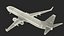 Самолет American Airlines Boeing 737-900 ER с салоном и дверями, подготовленный для работы в Maya.