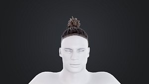 3D African character Hair