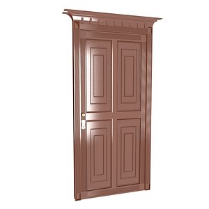 3D 4 panel door