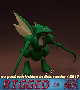 3D scyther model