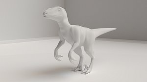 3d model velociraptor raptor
