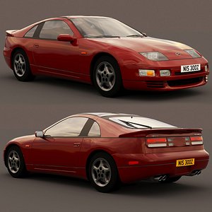 3D nissan 300zx fairlady 1990 model