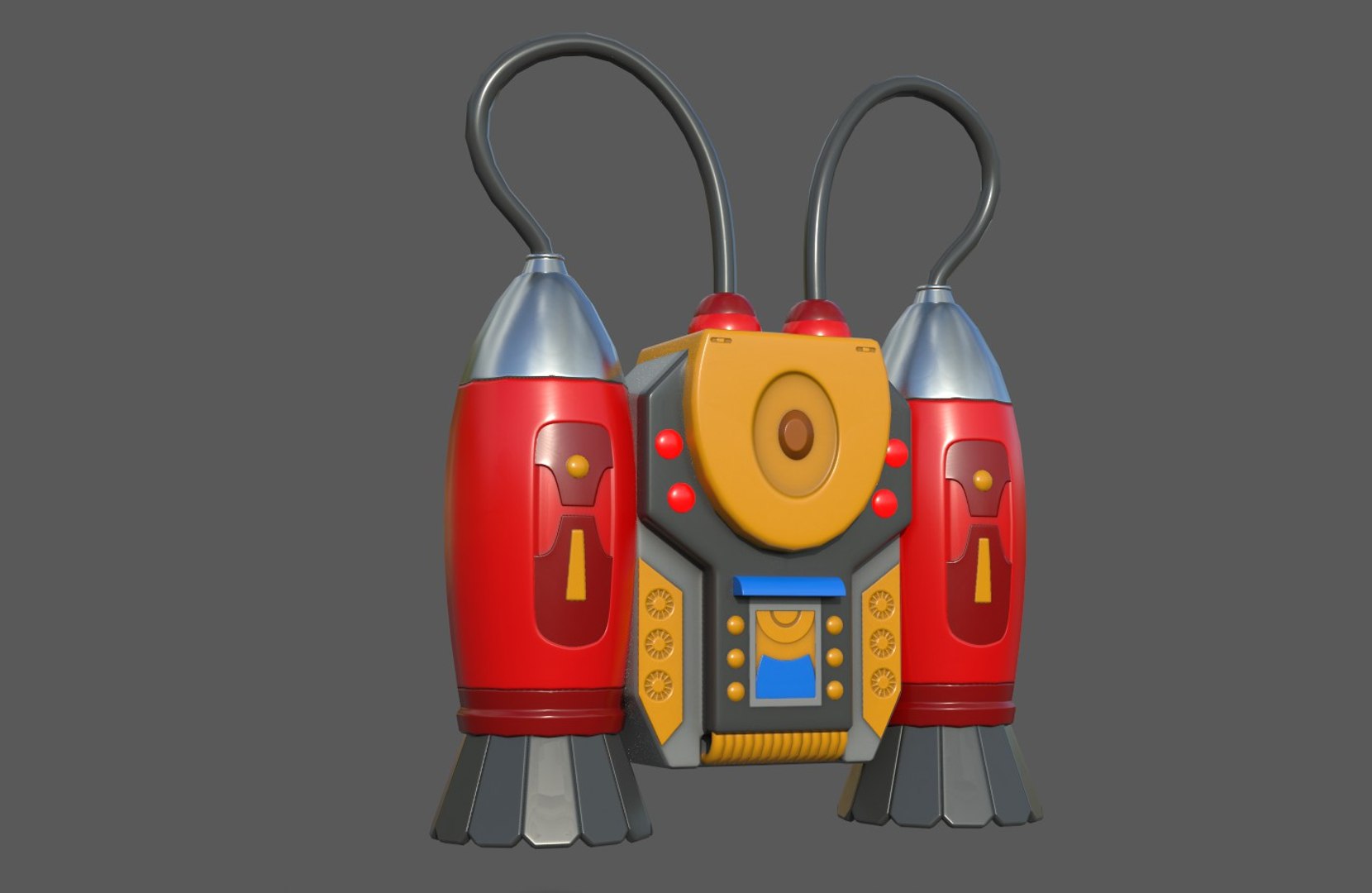 Games jetpack 3D model TurboSquid 1454454