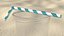 Flexible Plastic Straw Blue