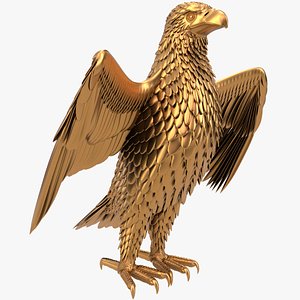 3D eagle bird animal