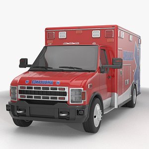 Generic Ambulance 03 3D