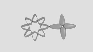 flower cookie mold cutter 3D