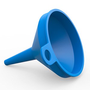 3D plastic funnel