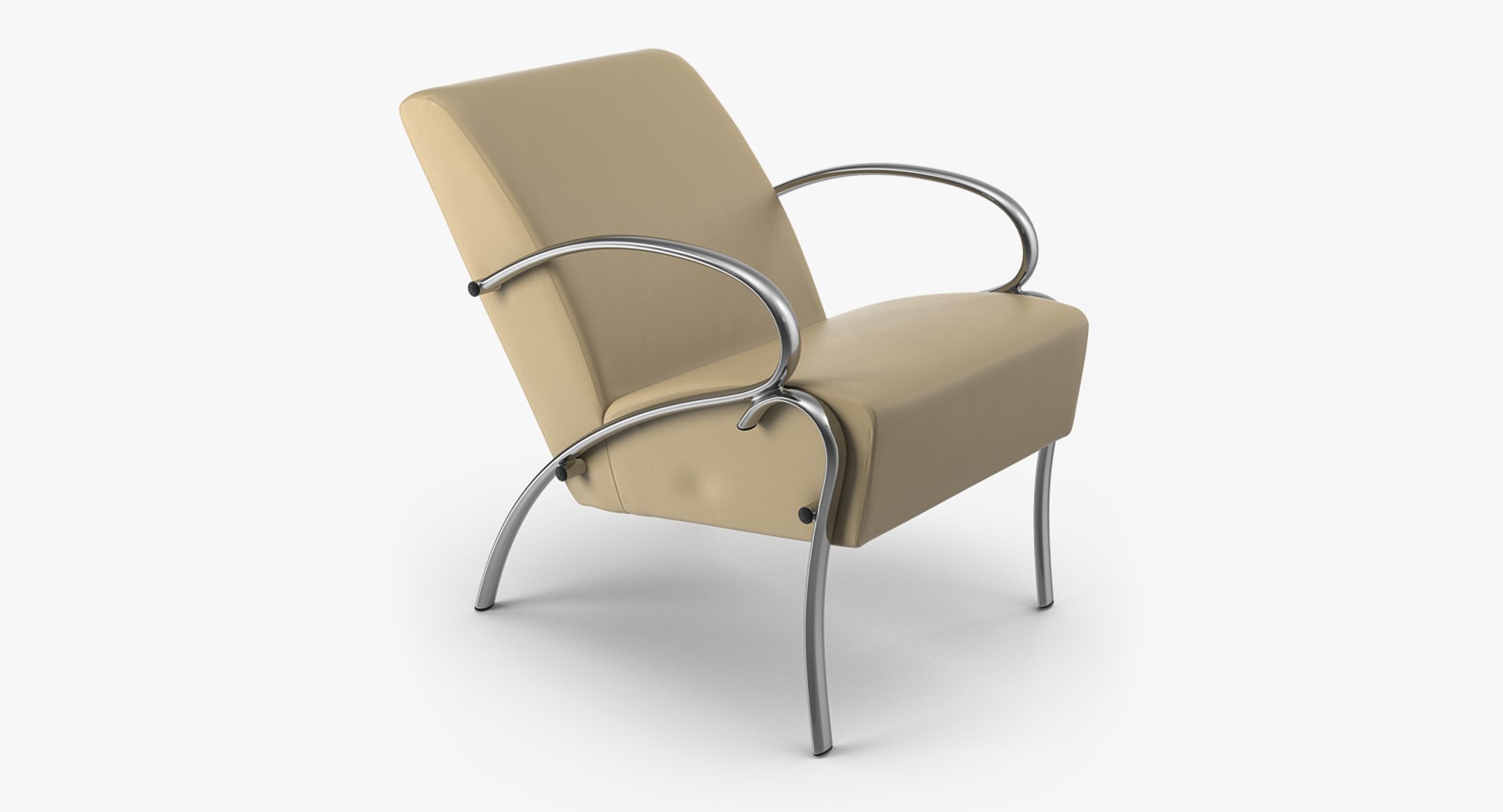 Modern Armchair 3D Model 3D model preview