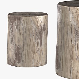 3D model Petrified Stump Side Table