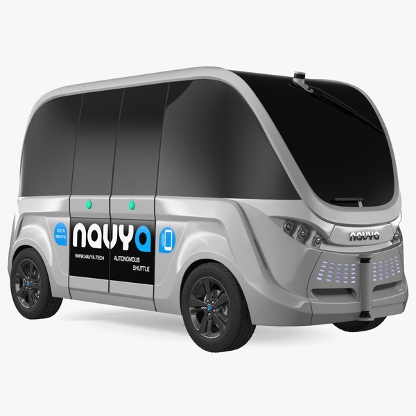 3D Autonomous Electric Vehicle Navya Arma Exterior Only model