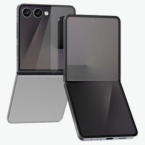 Samsung Galaxy Z Flip 7 Jet Black 3D model