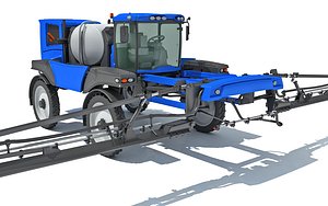 3D boom sprayer