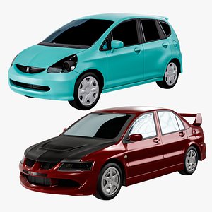 3D Urban vehicle pack 1 model