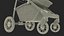 Foldable Walking Baby Stroller Gray