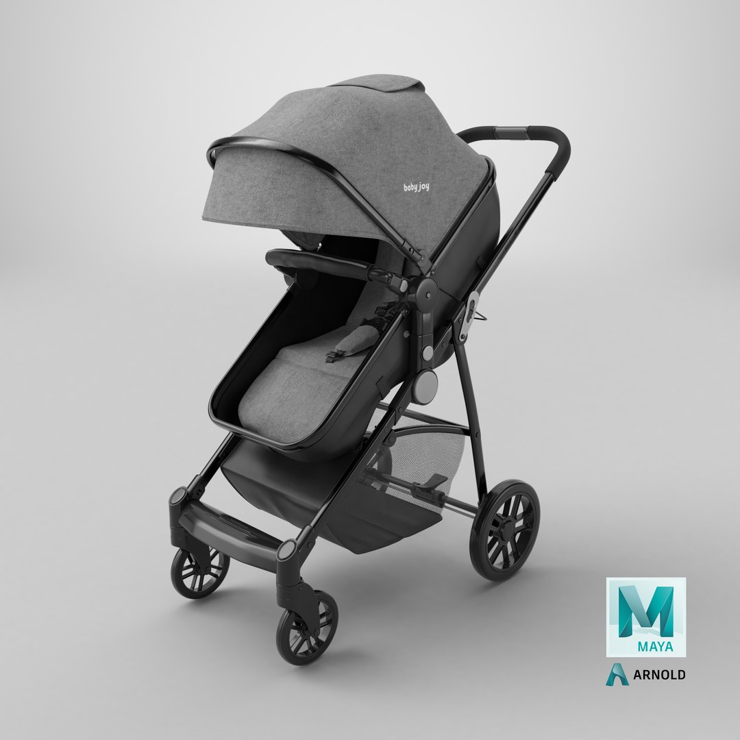 Foldable Walking Baby Stroller Gray model https://p.turbosquid.com/ts-thumb/tF/2jicnM/gZ/stemcell_maya_arnold_render/png/1716999288/1920x1080/fit_q87/08f6243364975bdfa5432eb030b344b477315ceb/stemcell_maya_arnold_render.jpg