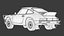 1978 Porsche 911 SC Safari 3D Model
