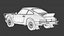 1978 Porsche 911 SC Safari 3D Model