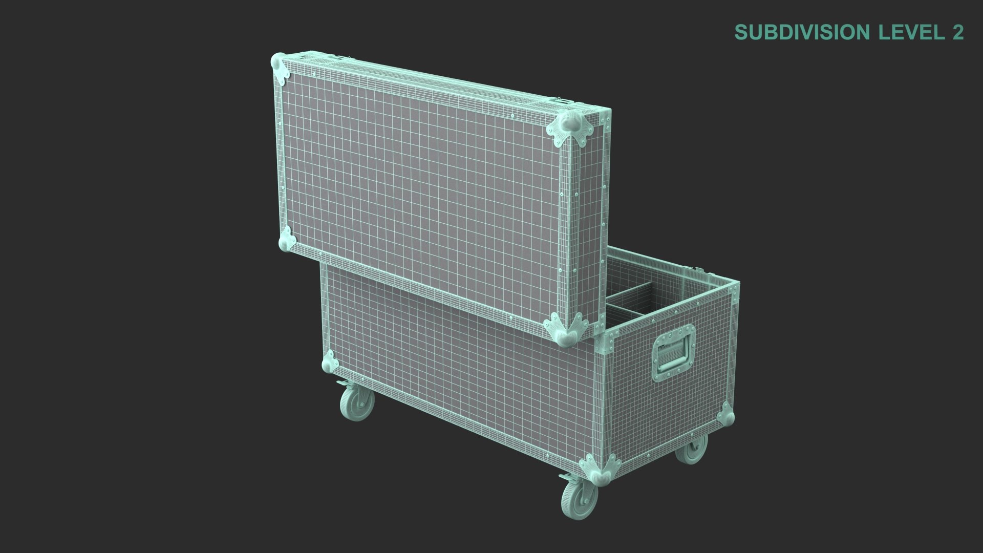 3D Open Music Case - TurboSquid 2161511