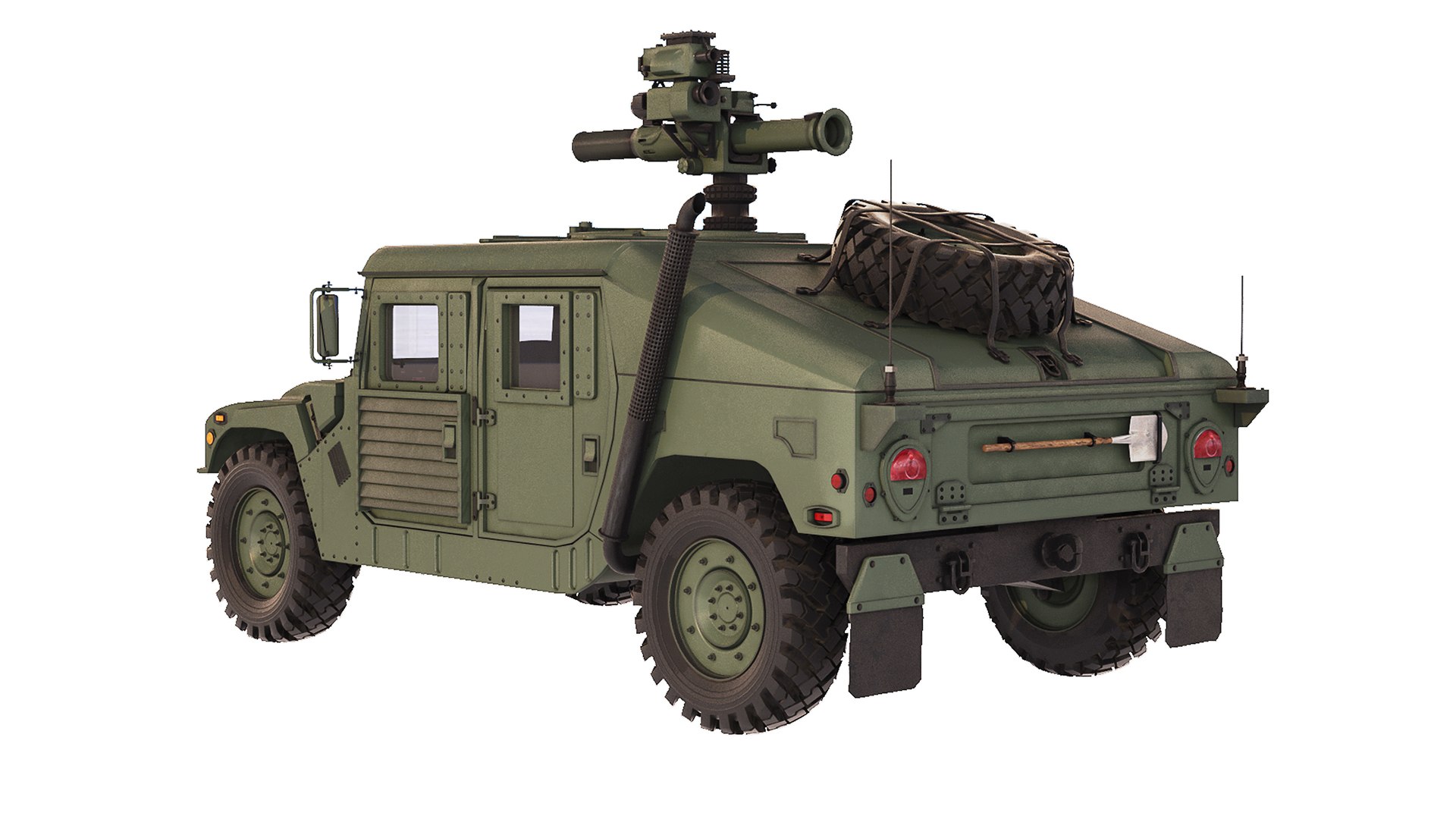 3D Model Humvee Military M1046 TOW Missile 2006 - TurboSquid 1893710