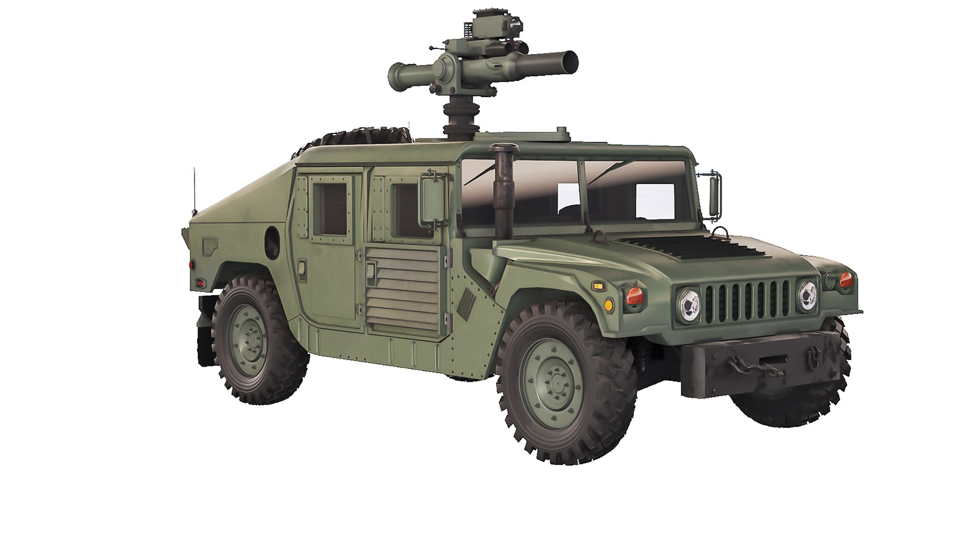 3D Model Humvee Military M1046 TOW Missile 2006 - TurboSquid 1893710