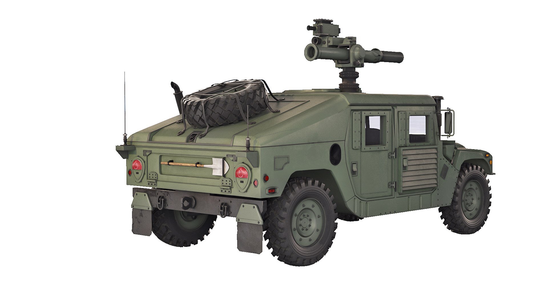 3D Model Humvee Military M1046 TOW Missile 2006 - TurboSquid 1893710