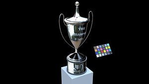 3D trophy league cup model