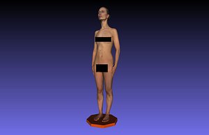 3D woman naked anna