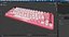 Logitech Keyboard with Emoji Keys Pink