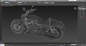 motorcycle 3D model