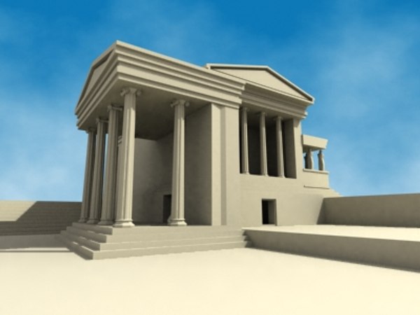 3d model erectheion temple